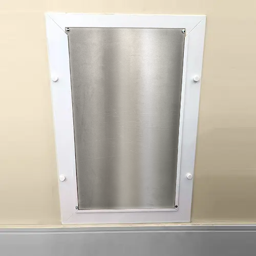 Metal dog 2025 door cover