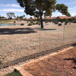 backyard glass fencing in Arizona
