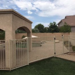 iron pool safety fence