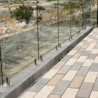glass fencing installation