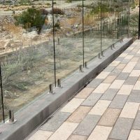glass fencing installation