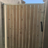 natural wood side yard gate phoenix
