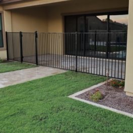 patio iron fence