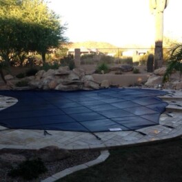 custom fitted mesh pool cover