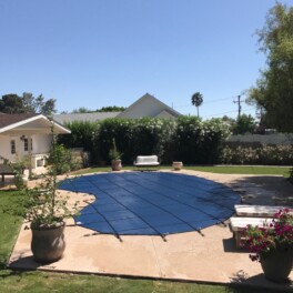 solid pool safety cover installation