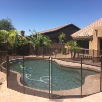 mesh pool safety fence