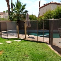 removable pool fence mesh see-through