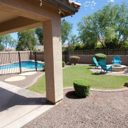 wrought iron pool fence installation