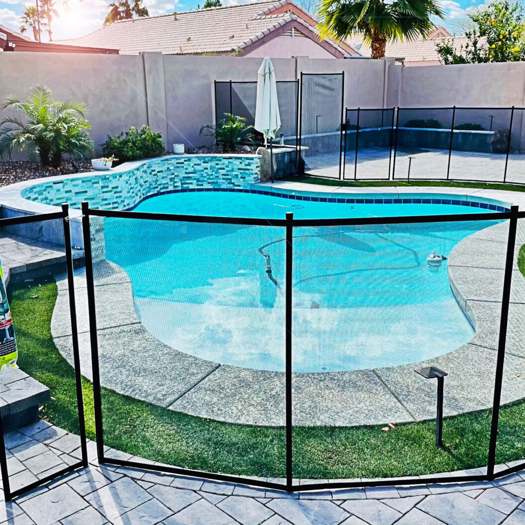 mesh fence for above ground pool